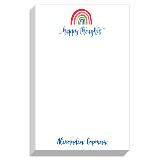 Happy Thoughts Rainbow Chunky Notepad